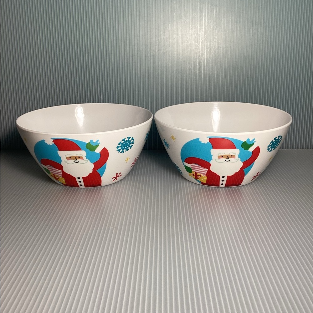 Set of 2 Santa Bowls #2